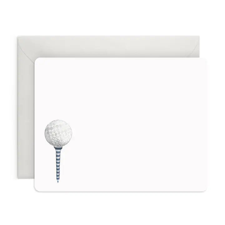 Boxed Notecards | Flat | Golf Tee