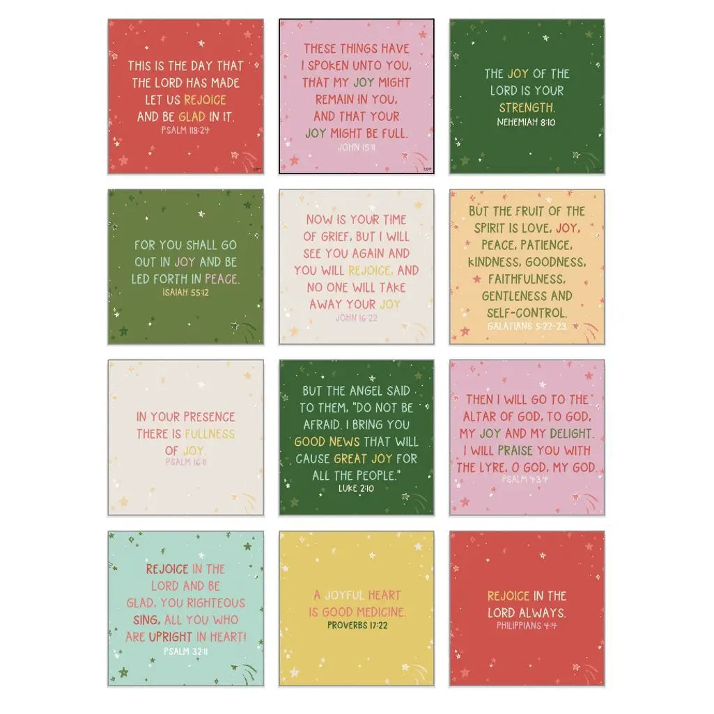 Bible Verse Card Set | Joy