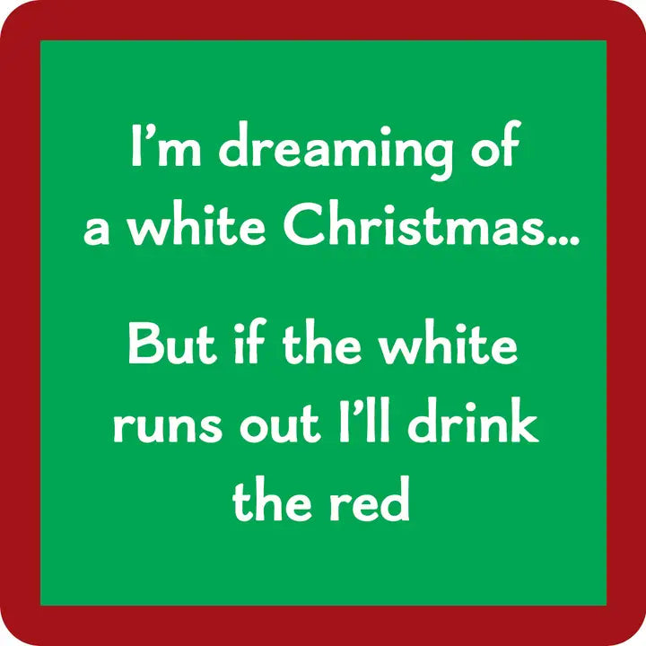 Coaster | Xmas Drink Red