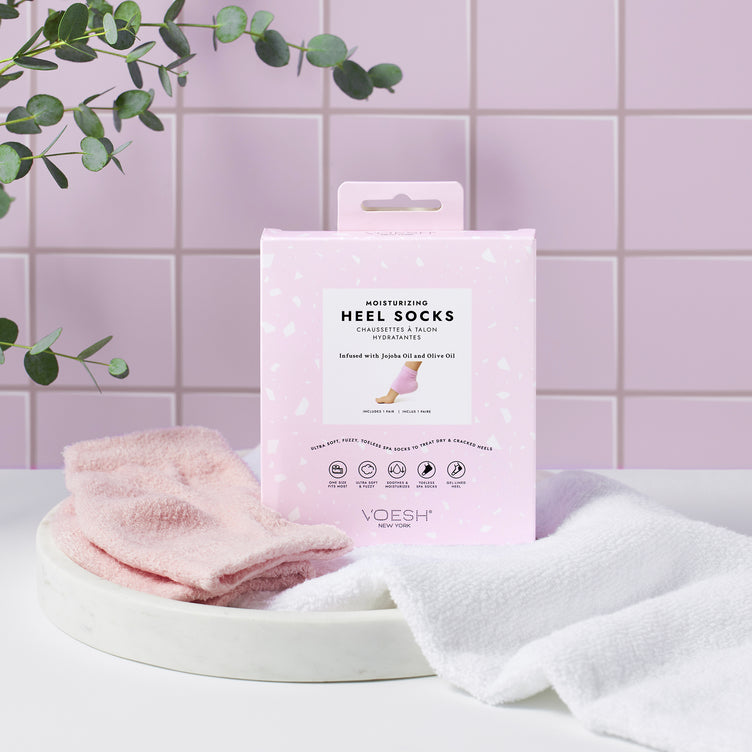 Moisturizing Heel Socks | Pink