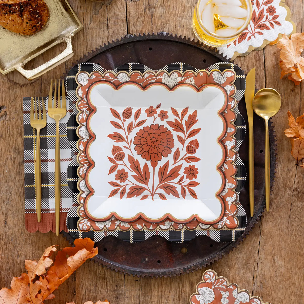 Fall Flora Cocktail Napkins