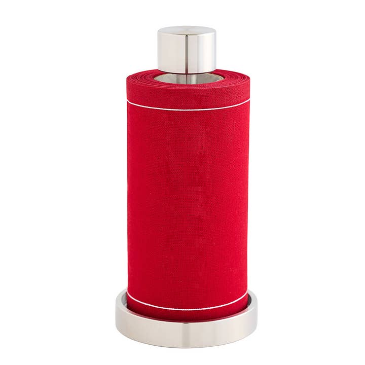Cocktail Napkin Roll | Solid Red Carpet