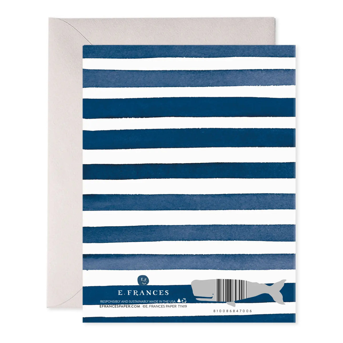 Boxed Card Set | Navy Stripes Thank You