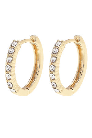 Huggie Hoop Earrings | Remi Pave