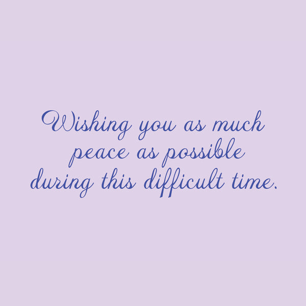 With Love & Sympathy