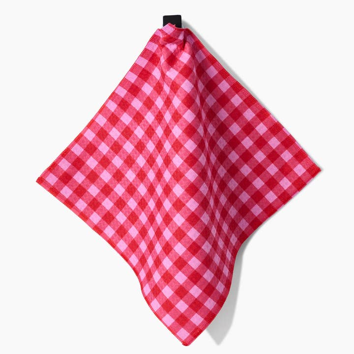 Luxe Washcloth Set | Cherry Gingham