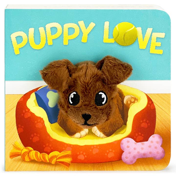 Finger Puppet Board Book | Puppy Love