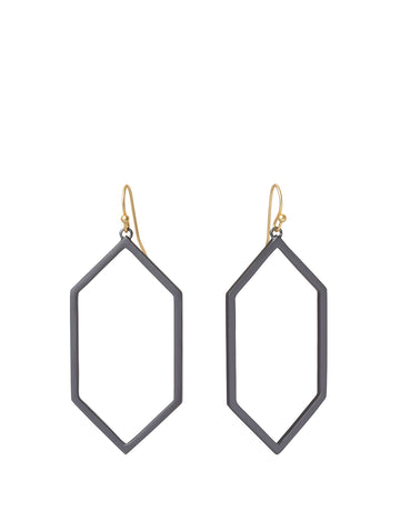 Rhett Earrings Gunmetal