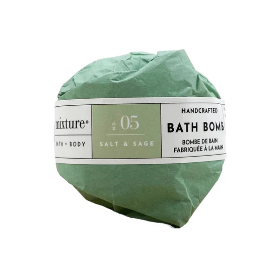 Shea Butter Bath Bomb | Salt & Sage