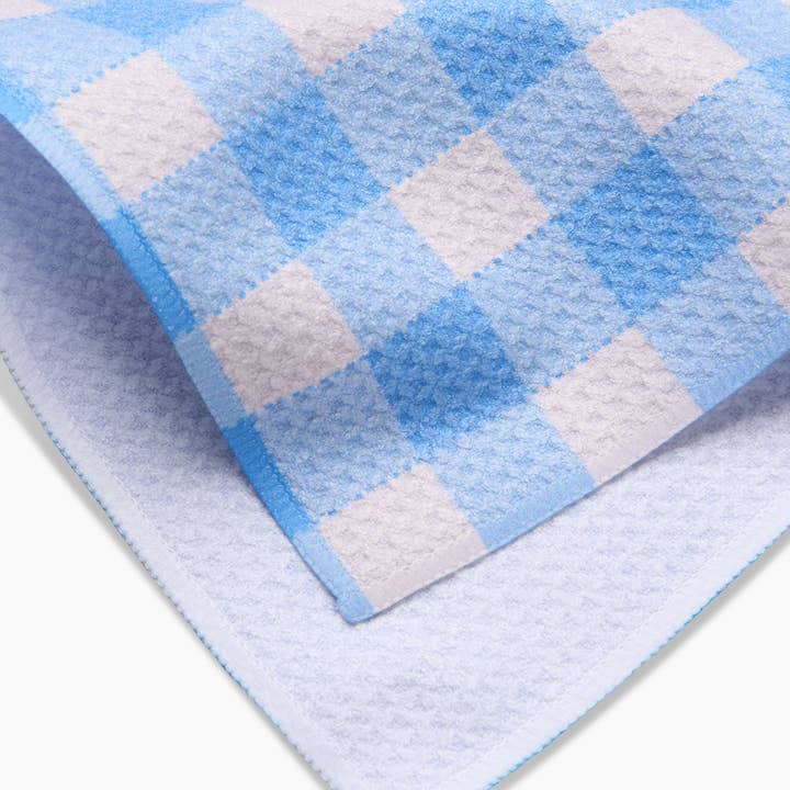 Tea Towel | Angelic Sky Gingham