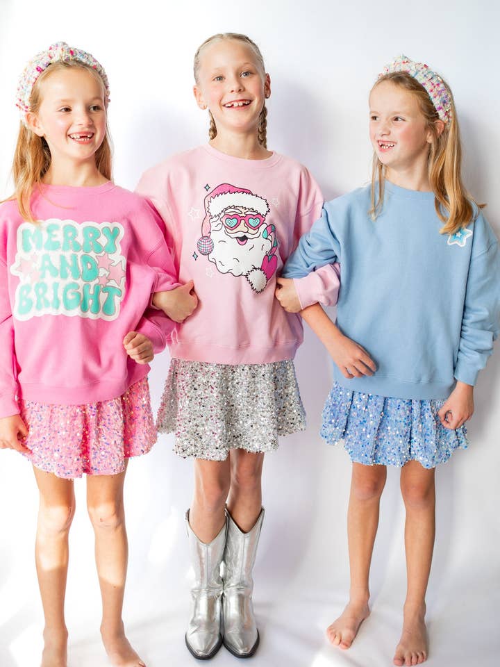 Ice Blue Shine Your Light Sweatshirt | Youth