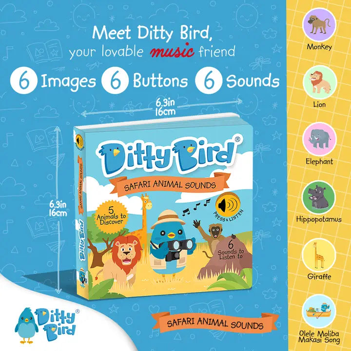 Ditty Bird | Safari Animal Sounds