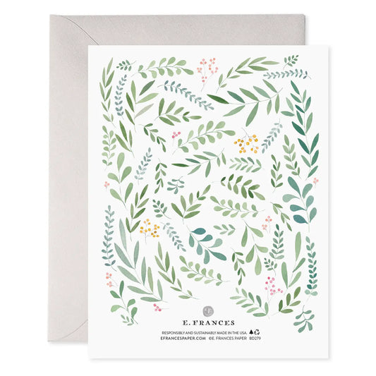 Greeting Card | Pretty Leaves Birthday