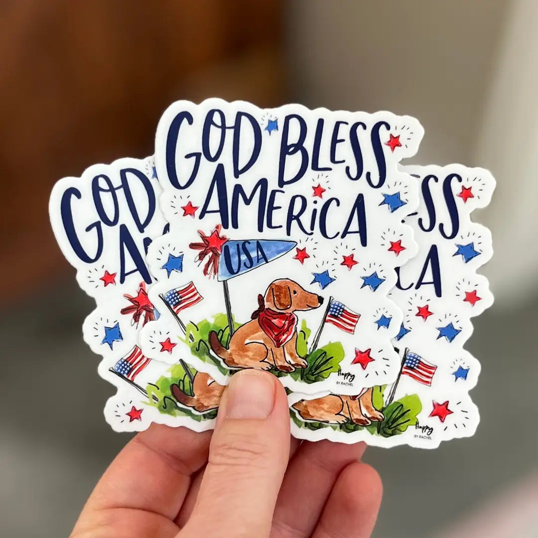 American Dog Sticker