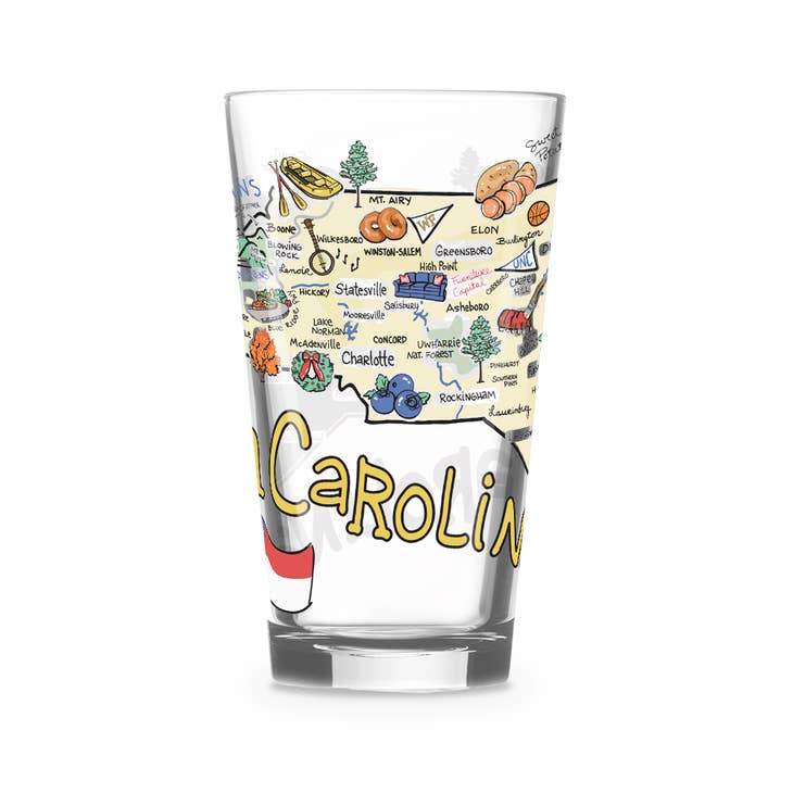 North Carolina Pint Glass