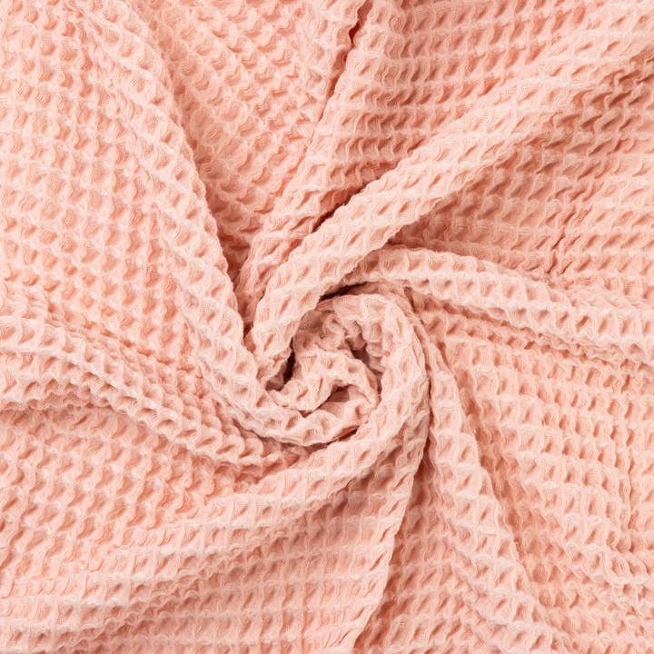Waffle Baby Blanket | Blush Pink