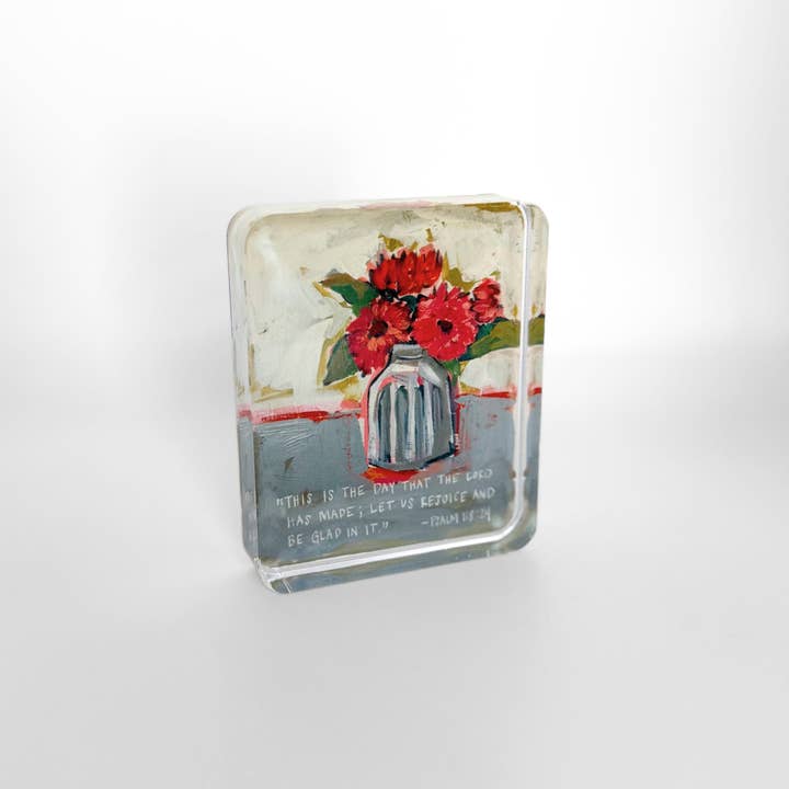 Acrylic Scripture Block | Psalm 118:24