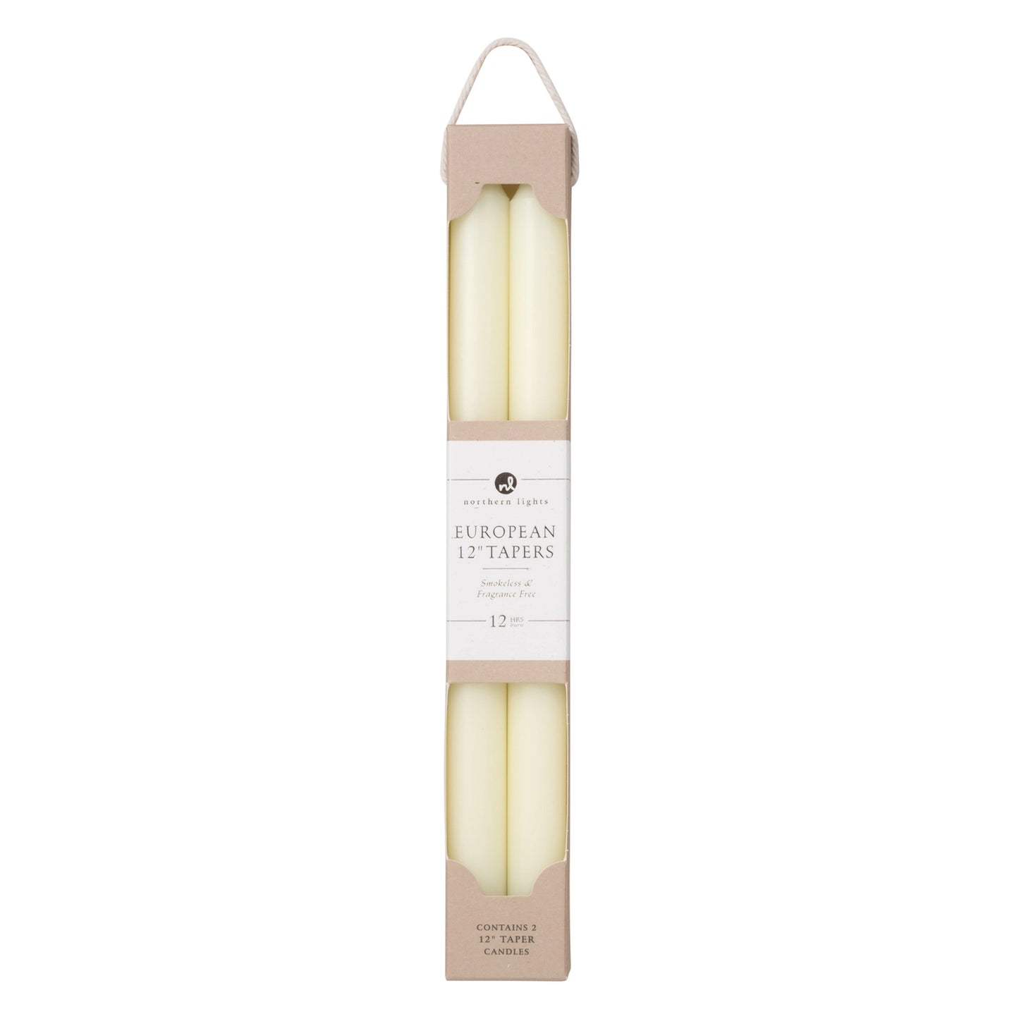 12" Taper 2pk | Ivory