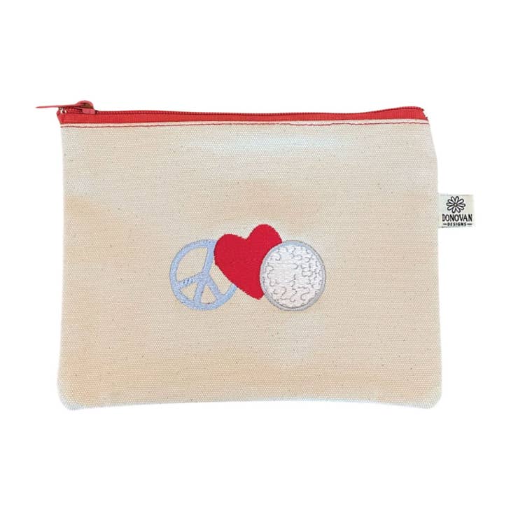Peace Love Golf Bittie Bag
