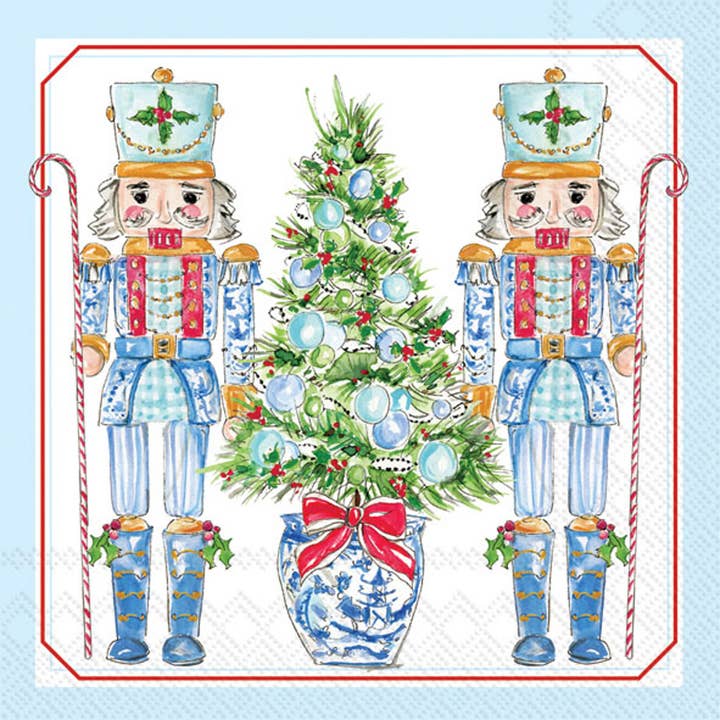 Cocktail Napkins | Blue Nutcrackers