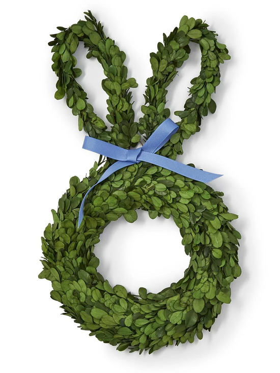 Boxwood Bunny Wreath