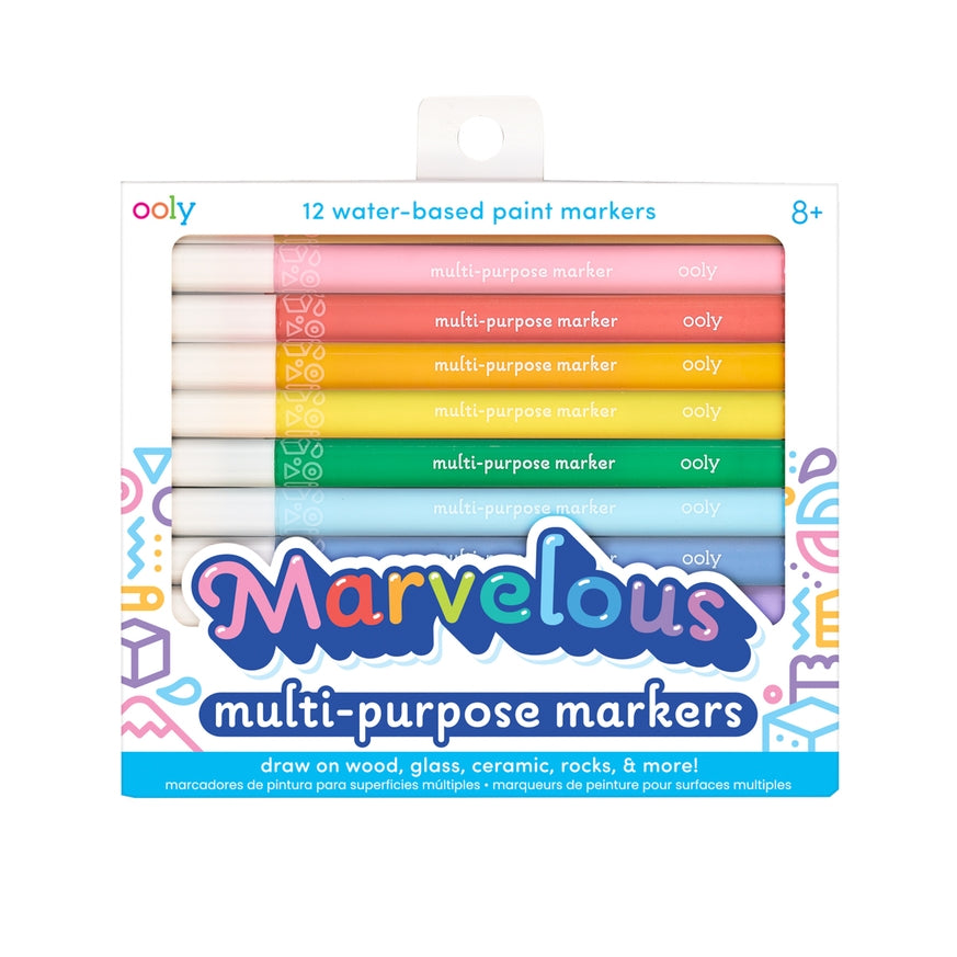 Marvelous Multi Purpose Paint Marker - Set of 12