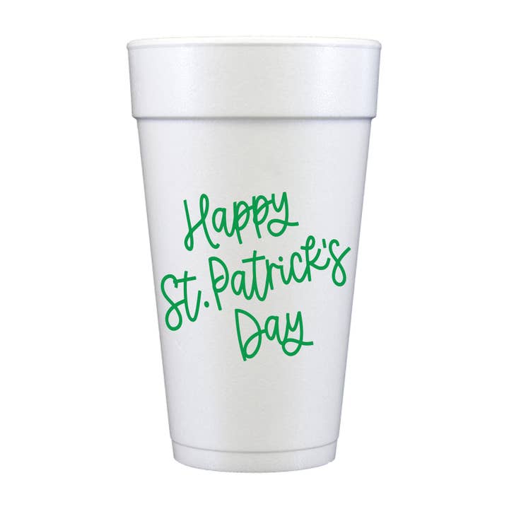 Foam Cups | Happy St. Patrick's Day