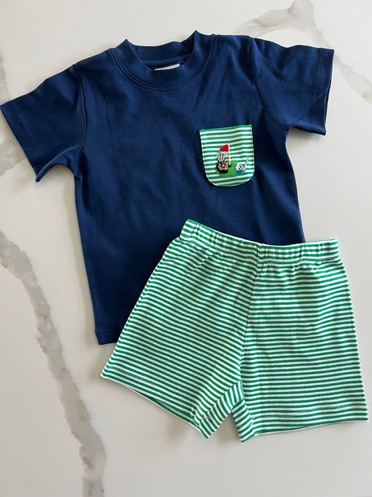 Shirt w/ Shorts | Navy | Golf