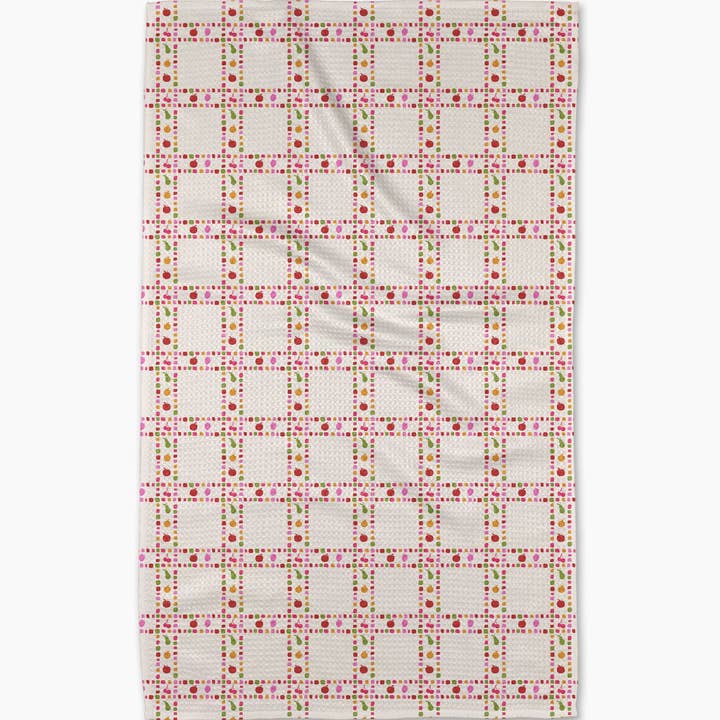 Tea Towel | Fruits Plaid