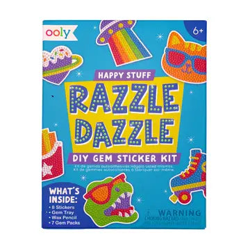 Mini Razzle Dazzle Diy Gem Sticker Kit - Happy Stuff