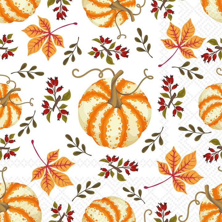 Paper Cocktail Napkins | Scattered Pumpkins