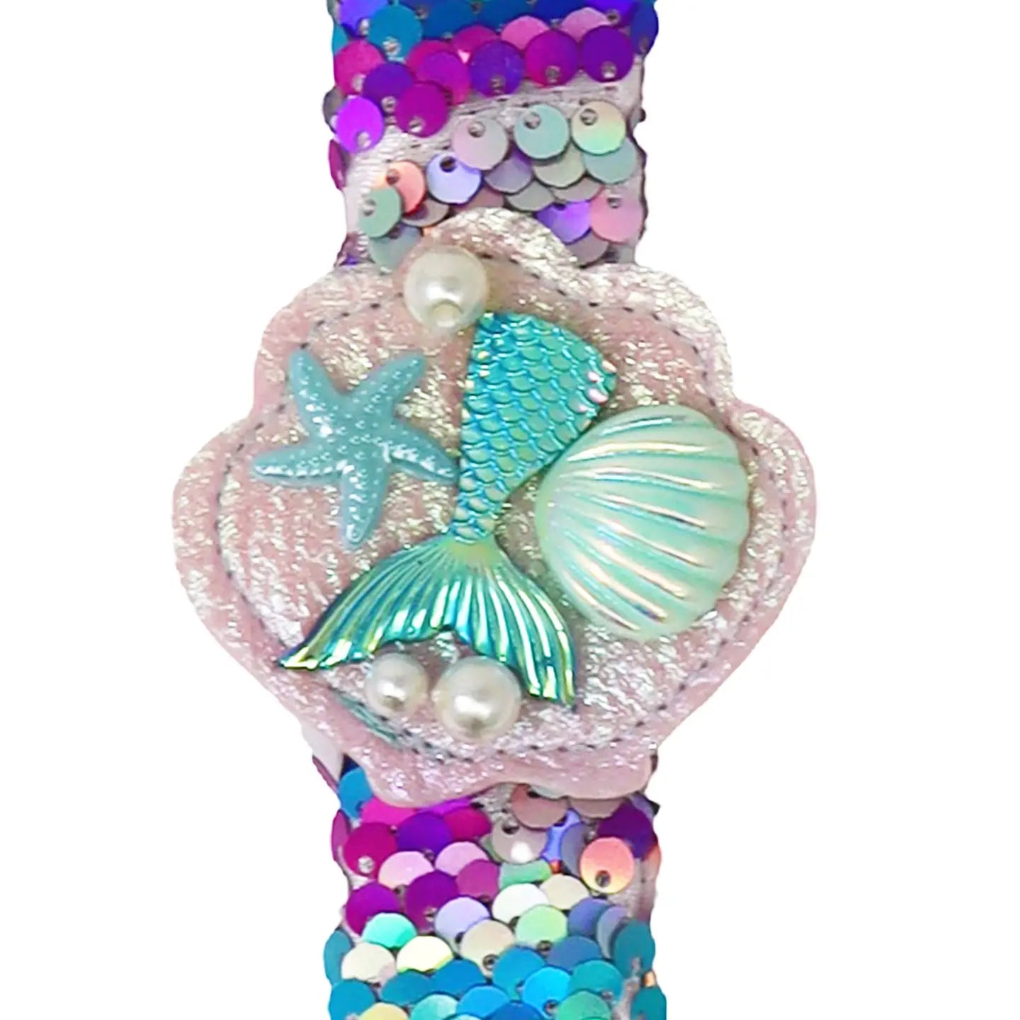 Mermaid Sequin Slap Bracelet