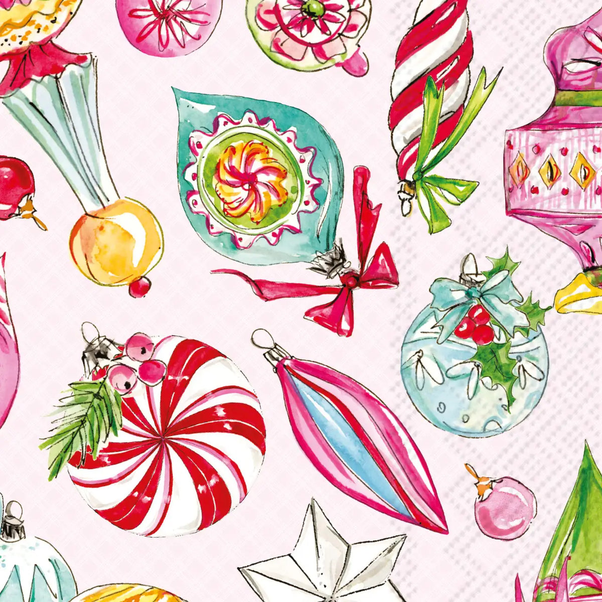 Guest Towel | Vintage Ornaments