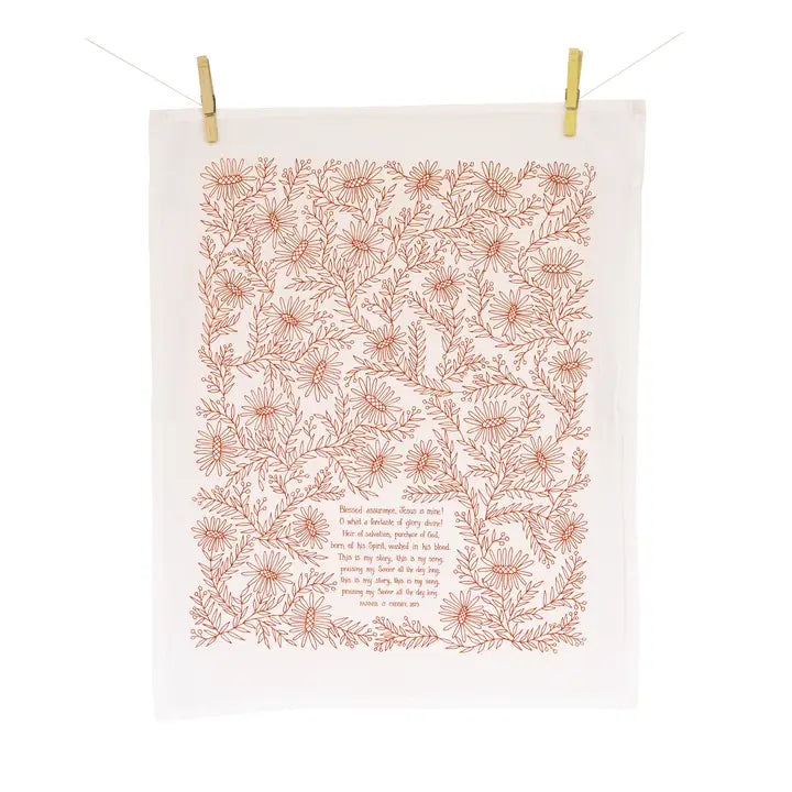 Tea Towel | Blessed Assurance Hymn