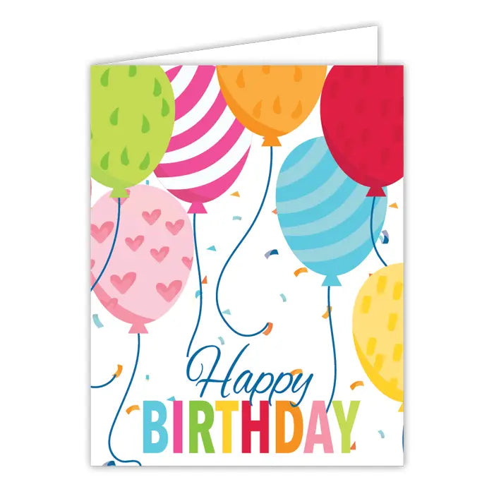 Greeting Card | Birthday | Floating Balloons