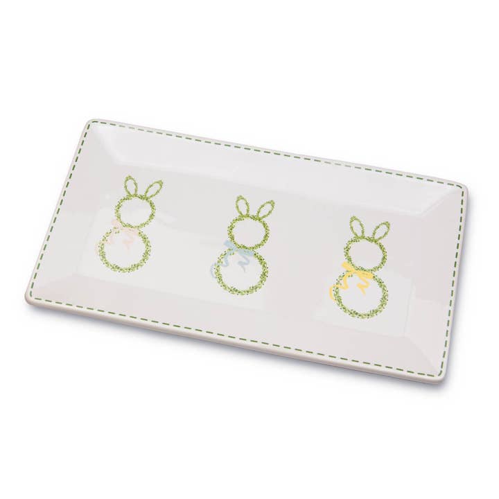 Rectangle Platter | Boxwood Bunny