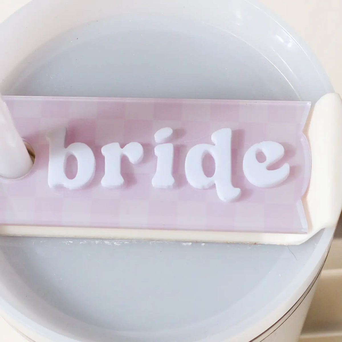 Tumbler Lid Tag | Bride