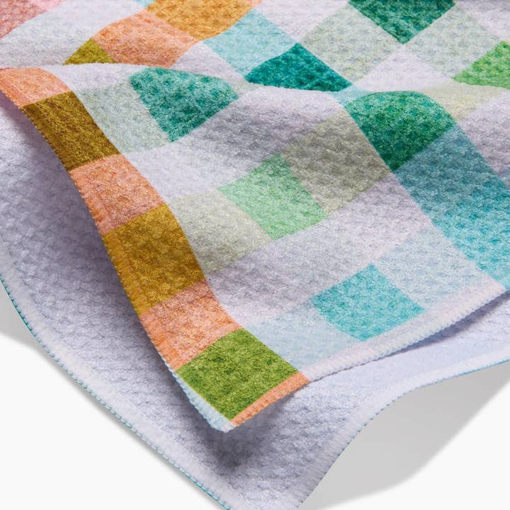 Tea Towel | Woven Spring Plaid
