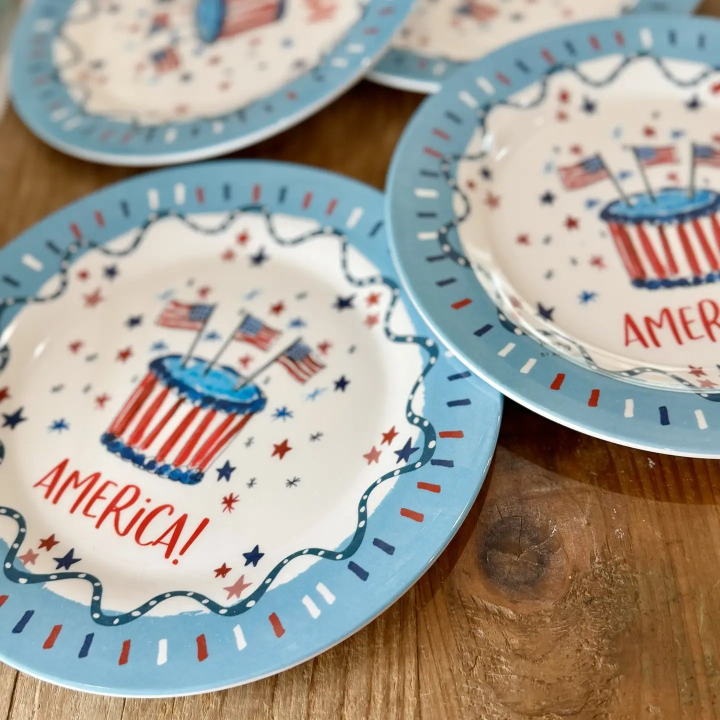 Celebrate America Melamine Plate
