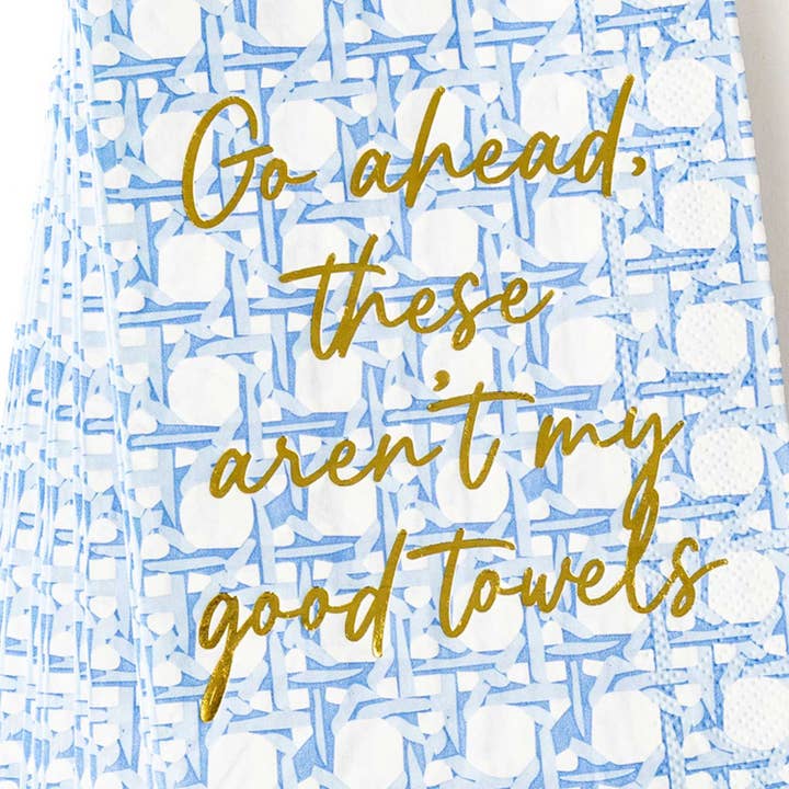 Guest Towels | Blue Cane