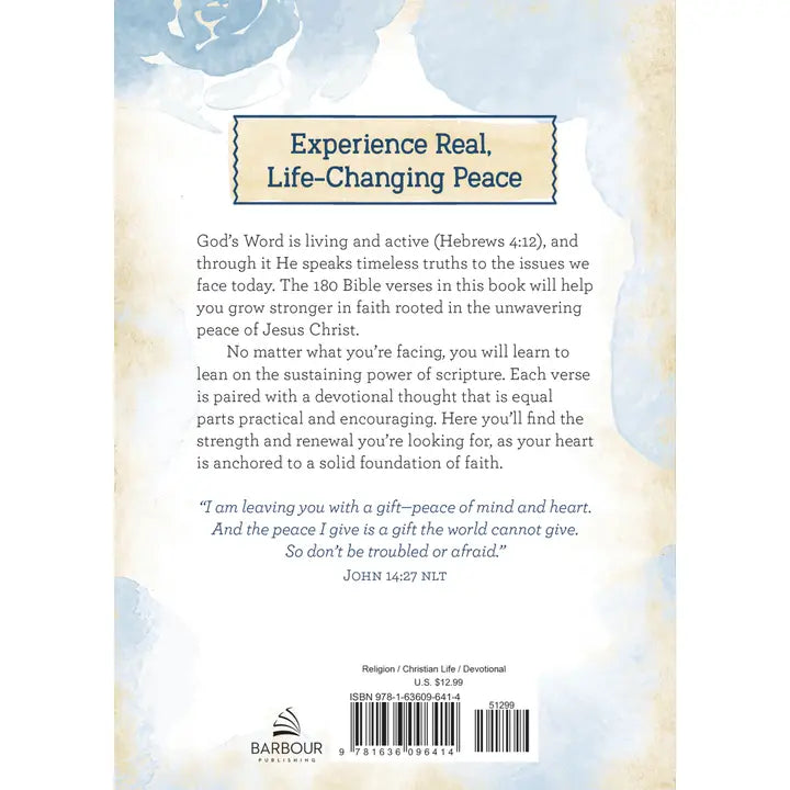 180 Bible Verses For Experience Peace: Devotions For Women