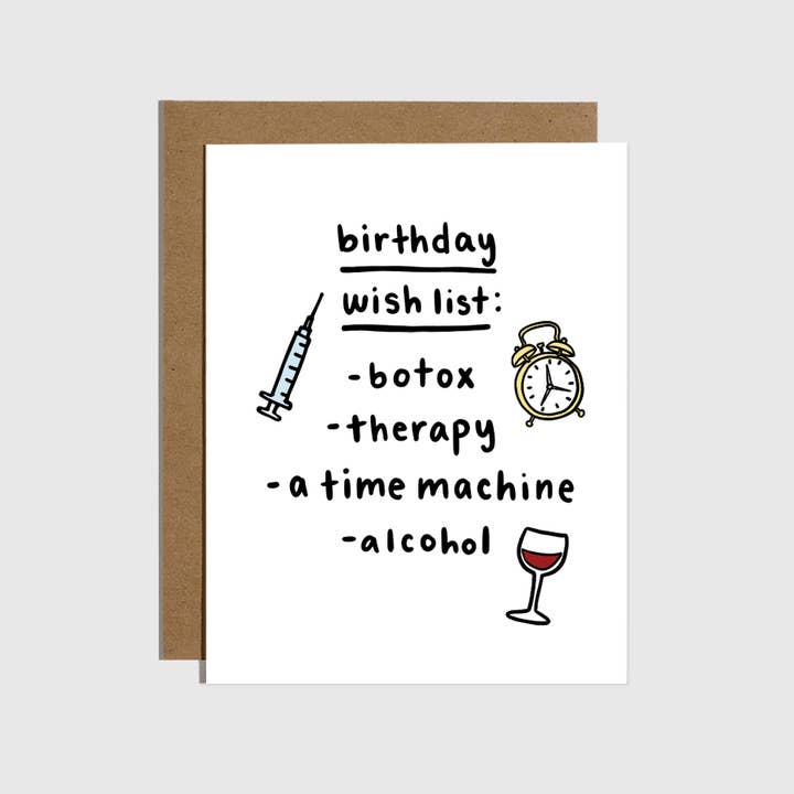 Birthday Card | Birthday Wishlist
