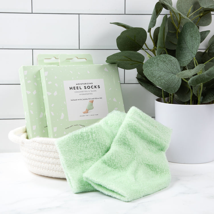 Moisturizing Heel Socks | Green