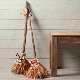 Pumpkin Broom Decor