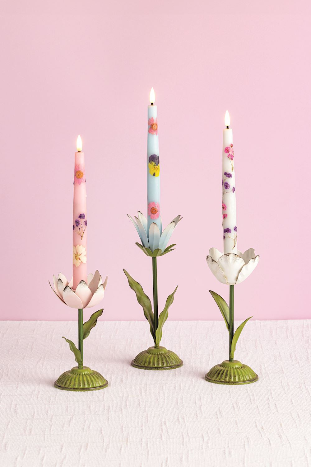 Medium Flower Candlestick