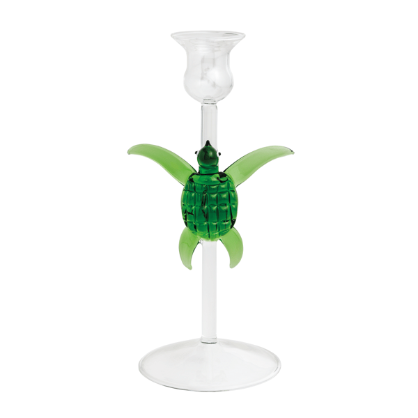 Turtle Glass Taper Holder