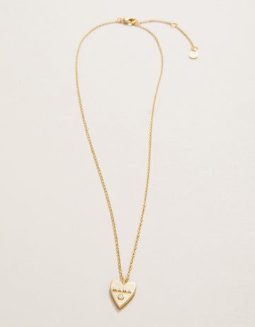 SLV Necklace 18” Mama/Heart