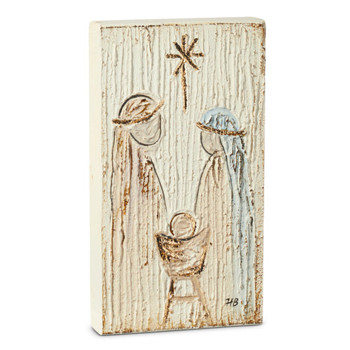 Holy Family | Large Textured Block