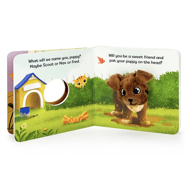 Finger Puppet Board Book | Puppy Love