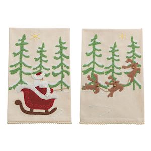 Santa Sleigh Towel Set